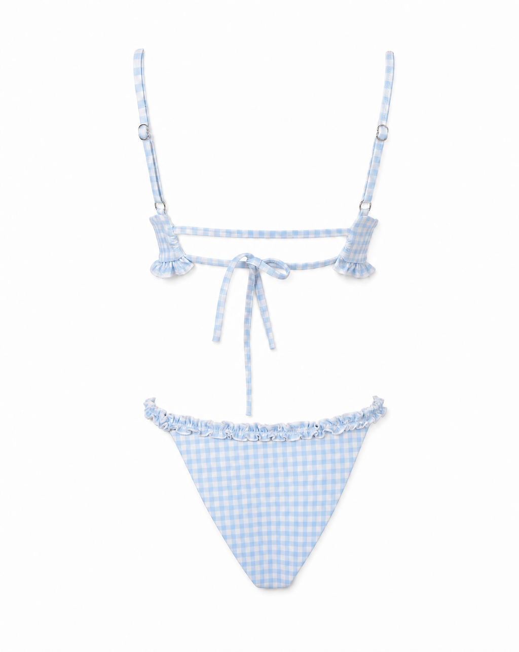 The Muse Top - Checked Blue
