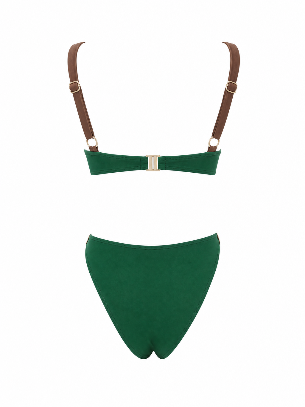 The Icon Top - Green & Brown